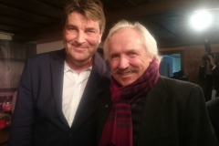 Dragoslav Stepanovic mit Michael Weber (bei einer Talkshow)