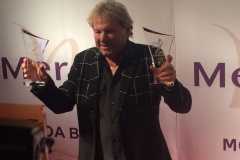 Bernhard Brink überglücklich mit seinen beiden Smago-Awards