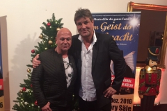 Schauspieler Tom Barcal mit Michael Weber